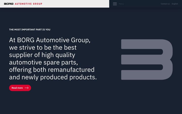 Screenshot of borgautomotive.com