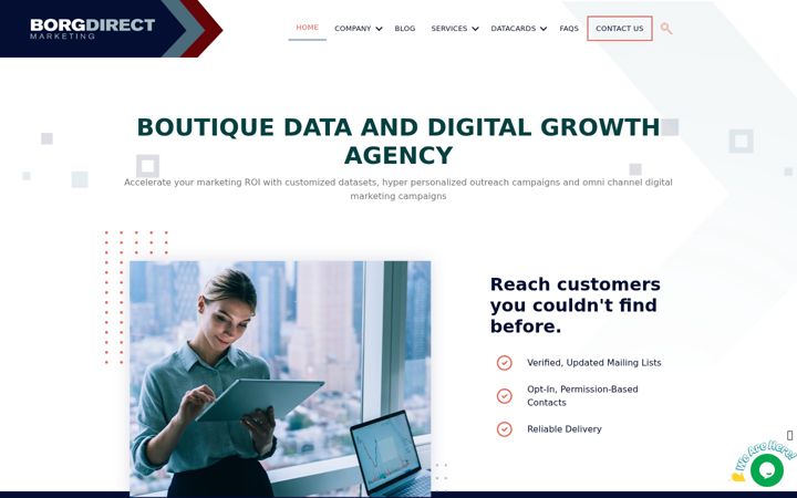 Screenshot of borgdirect.com