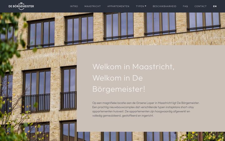 Screenshot of borgemeister.nl