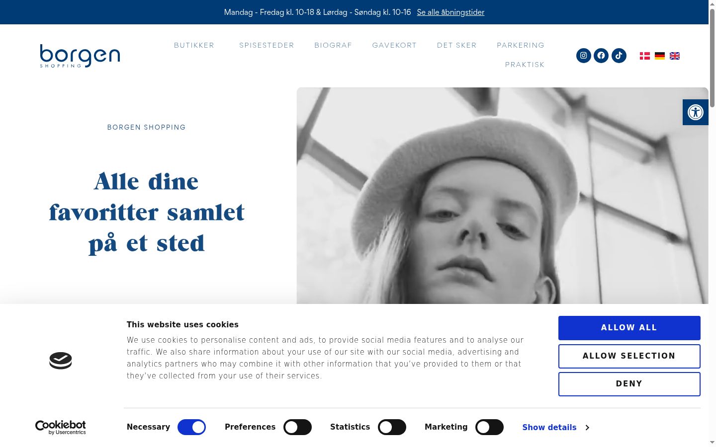 Captură de ecran a bannerului de consimțământ afișat înainte de orice interacțiune