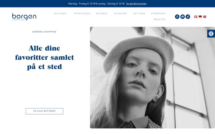 Screenshot of borgenshopping.dk