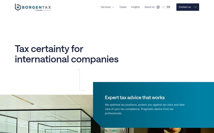 Screenshot of borgentax.nl