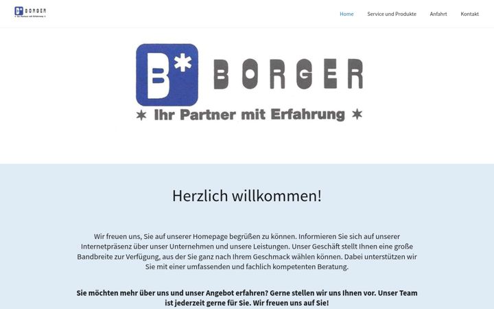 Screenshot of borger-baustoffe-gmbh.de