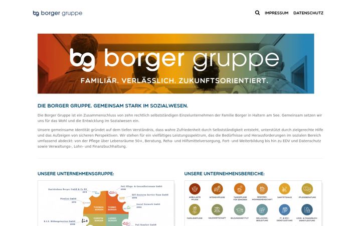 Screenshot of borger-gruppe.de