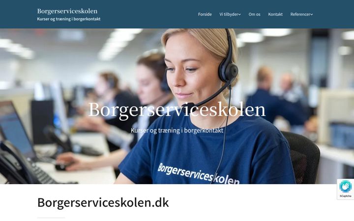 Screenshot of borgerserviceskolen.dk