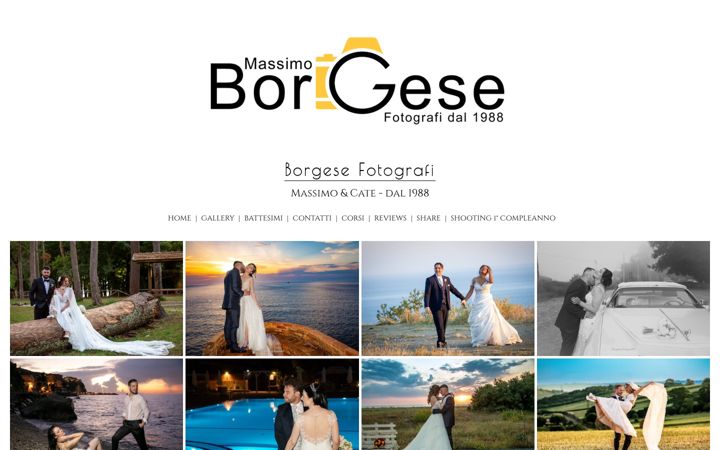 Screenshot of borgesefotografi.com
