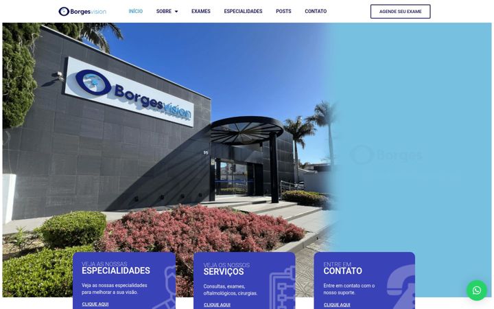 Screenshot of borgesvision.com.br