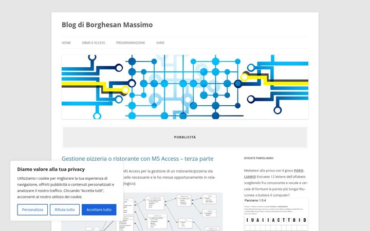 Screenshot of borghesanmassimo.altervista.org