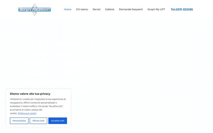 Screenshot of borghiascensori.it