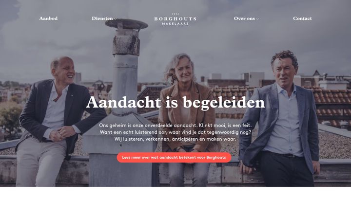 Screenshot of borghouts.nl