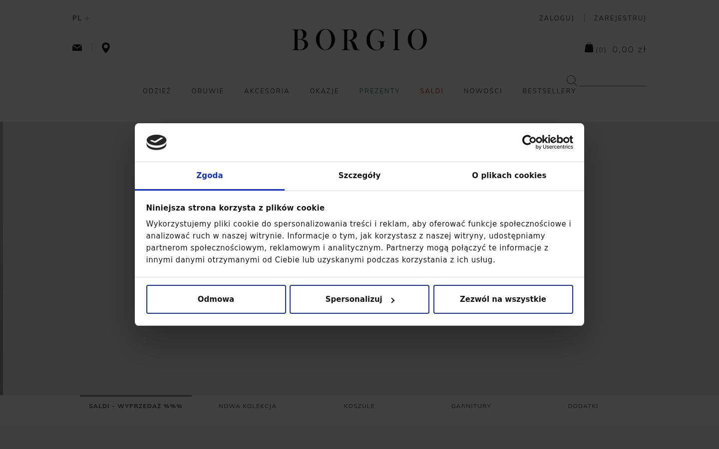 Capture d'écran de la bannière de consentement affichée avant toute interaction