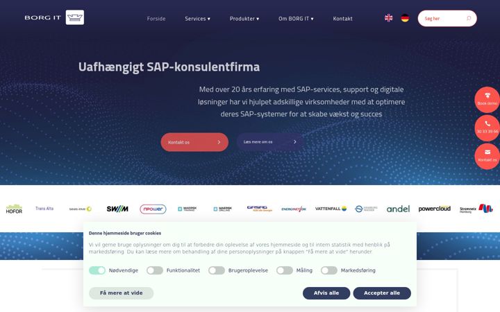 Screenshot of borgit.dk