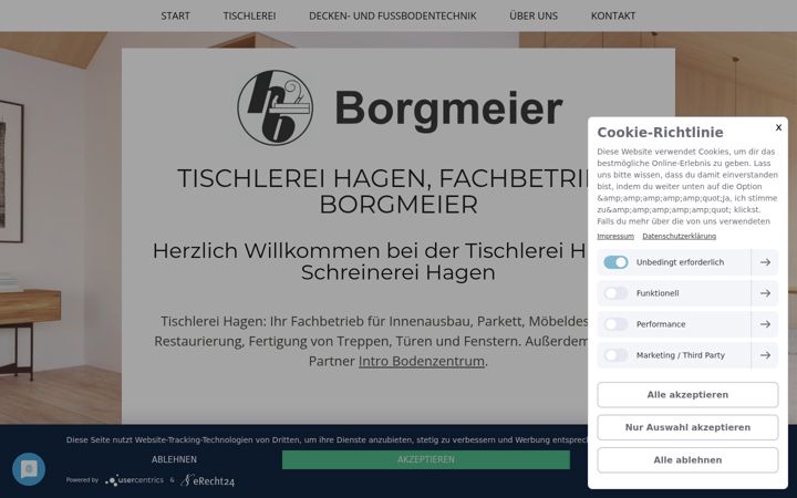 Screenshot of borgmeier.eu
