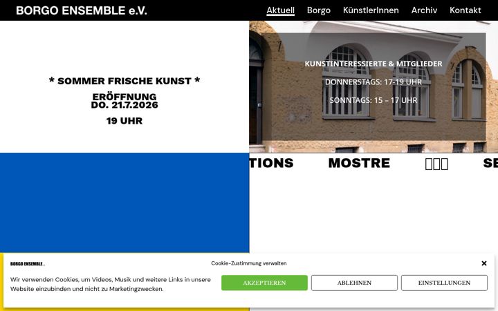 Screenshot of borgo-ensemble.de