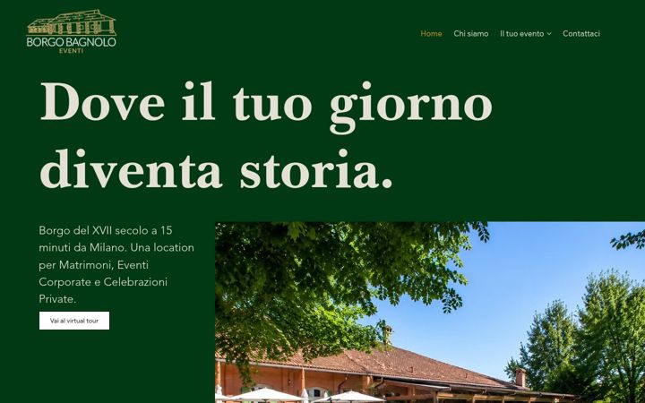 Screenshot of borgobagnolo.it