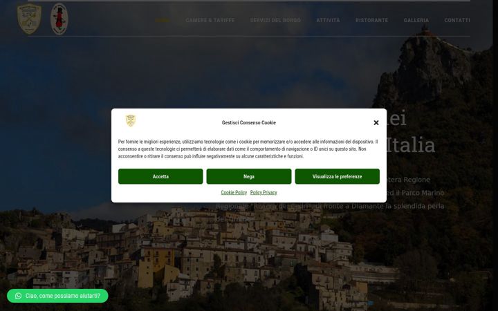 Screenshot of borgodeigreci.com