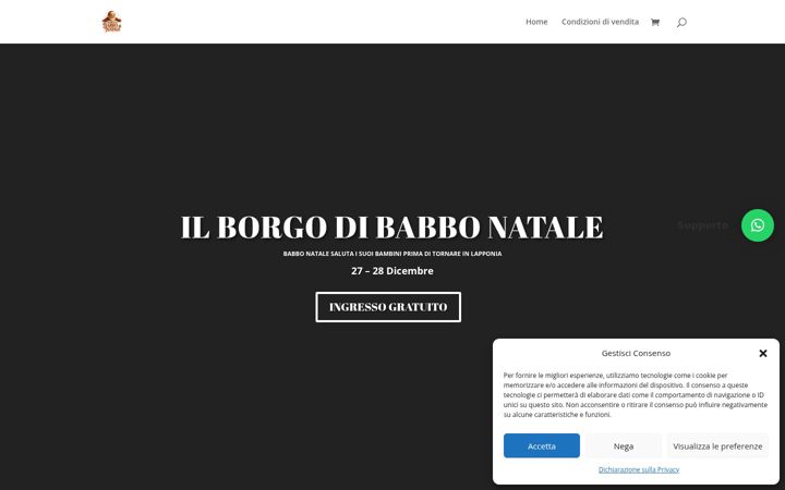 Screenshot of borgodibabbonatale.it
