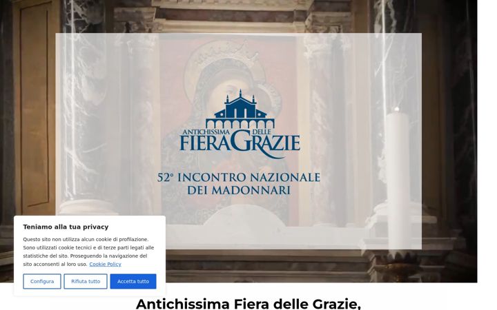 Screenshot of borgodigrazie.it