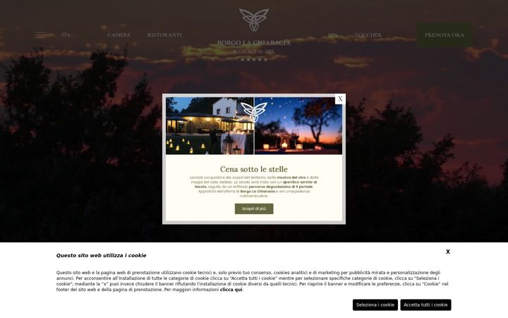 Screenshot of borgolachiaracia.it
