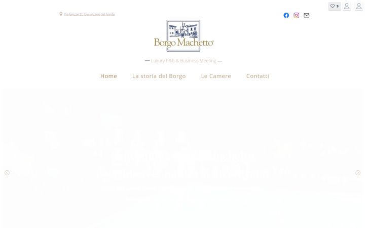 Screenshot of borgomachetto.it