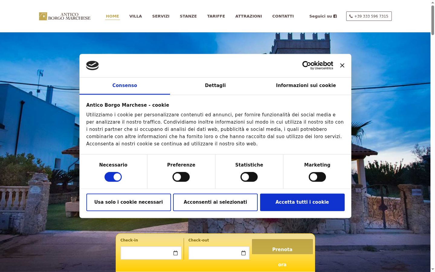 Sutikimo reklamjuostės, rodytos prieš bet kokią sąveiką, ekrano kopija