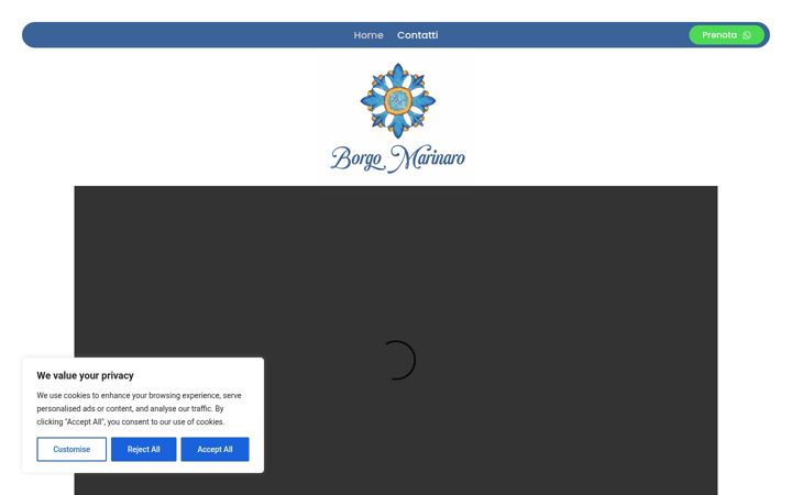 Screenshot of borgomarinaro.net
