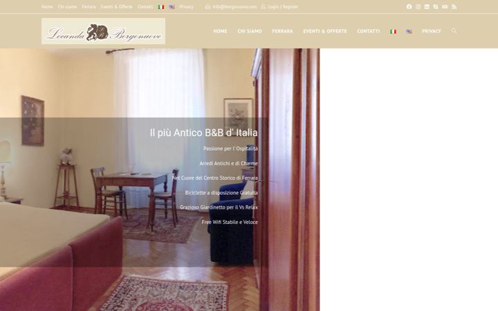 Screenshot of borgonuovo.com