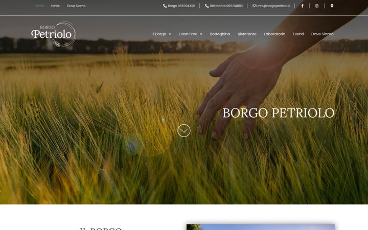 Екранна снимка на borgopetriolo.it