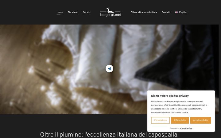 Screenshot of borgopiumini.it