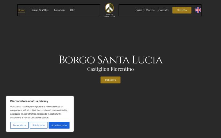 Screenshot of borgosantalucia.it