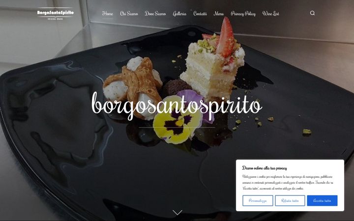 Screenshot of borgosantospiritoetna.it