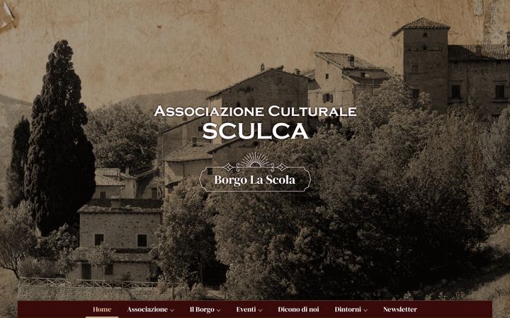 Screenshot di borgoscola.net