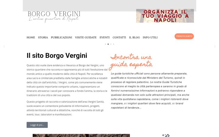 Ekrano kopija borgovergini.it