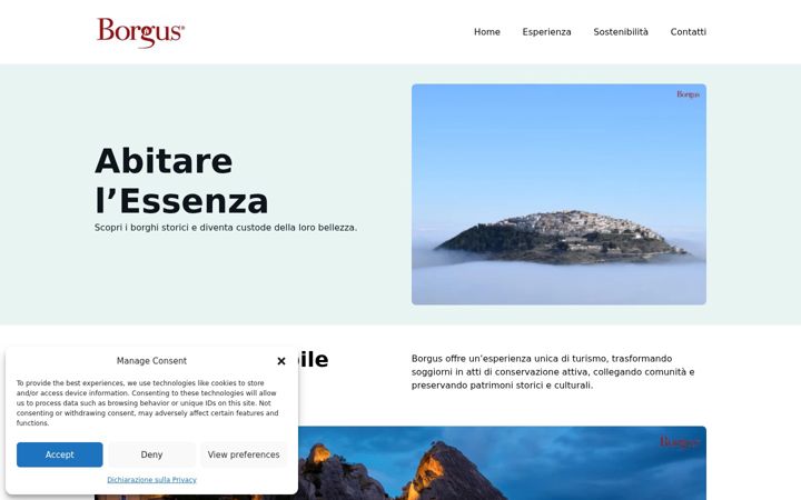 Screenshot of borgus.it