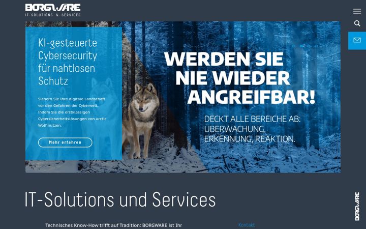 Screenshot of borgware.de
