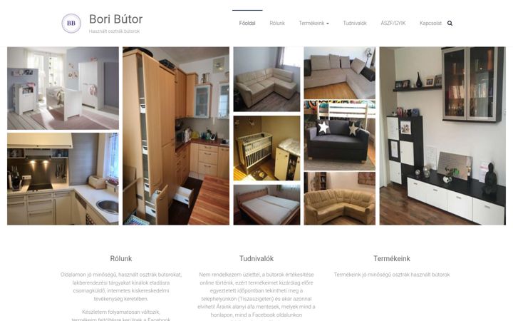 Screenshot of boributor.hu
