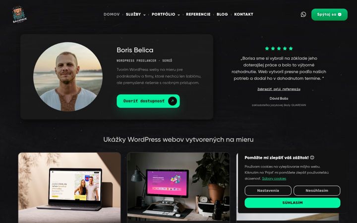 Snímek obrazovky boris-belica.sk