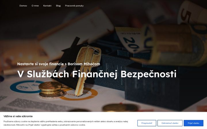 Screenshot of borismihoc.sk