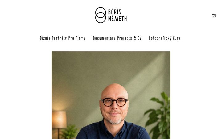 Screenshot of borisnemeth.com