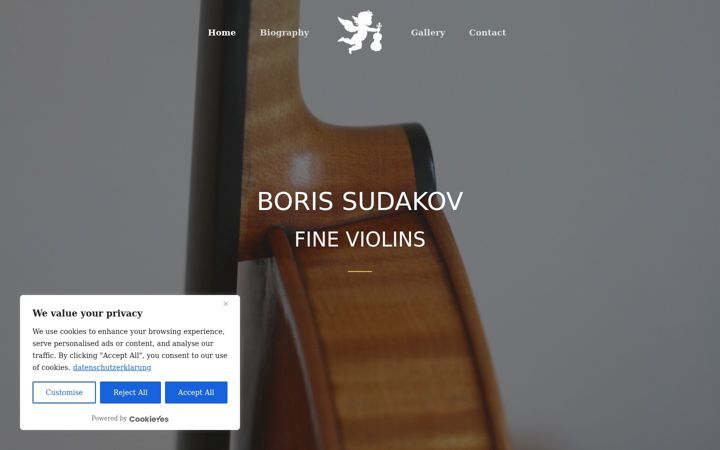Screenshot of borissudakov.com