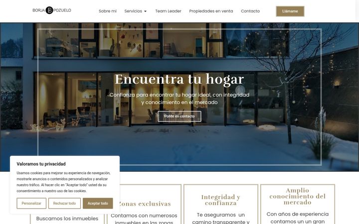 Screenshot of borjapozuelo.com