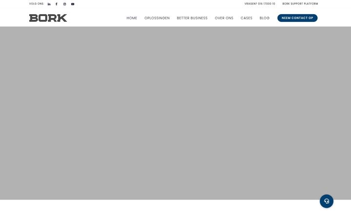 Screenshot von bork.nl