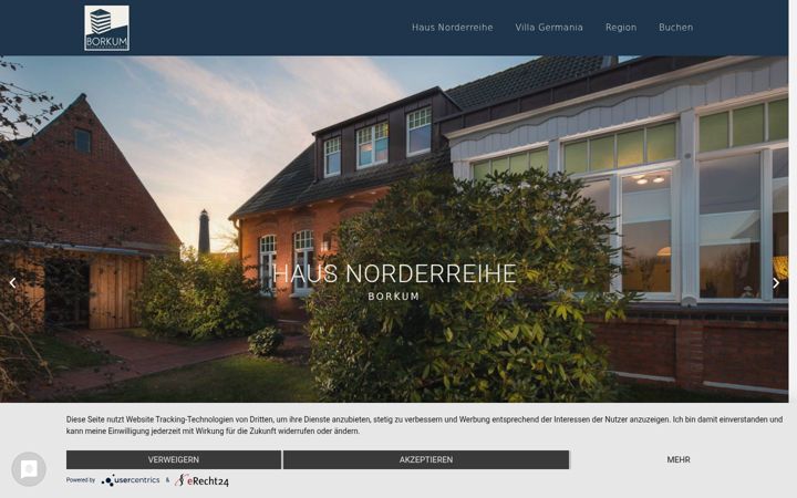 Screenshot of borkum-leben.de