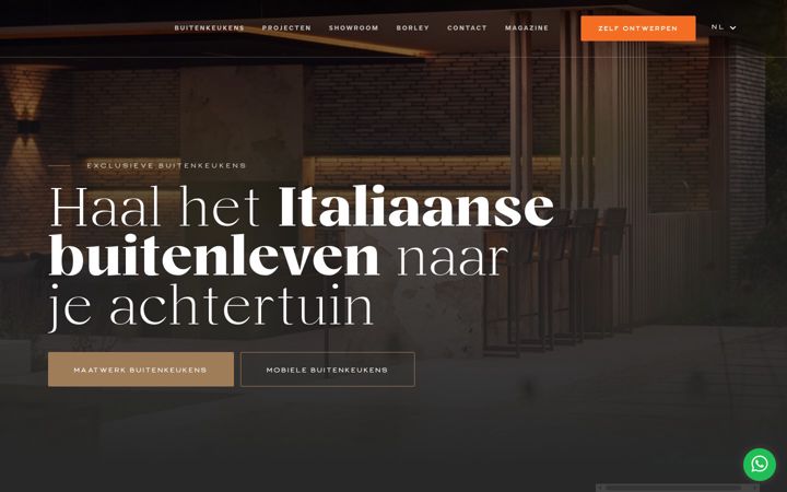 Screenshot of borleykitchens.com