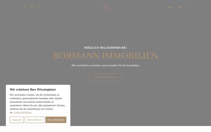 Snimka zaslona za bormann-immo.de