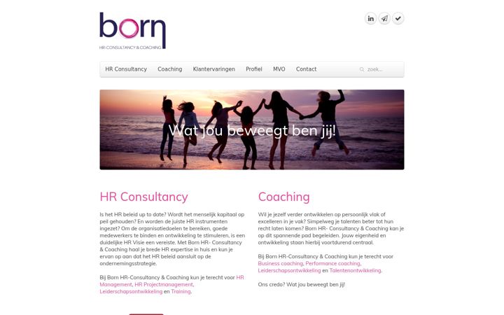 Screenshot of born-consultancy.com