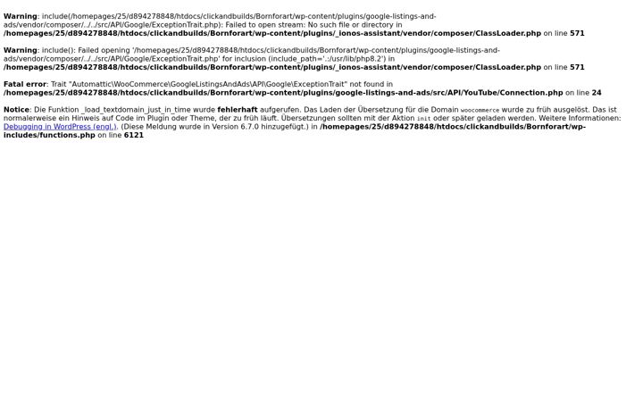 Screenshot of born-for-art.de