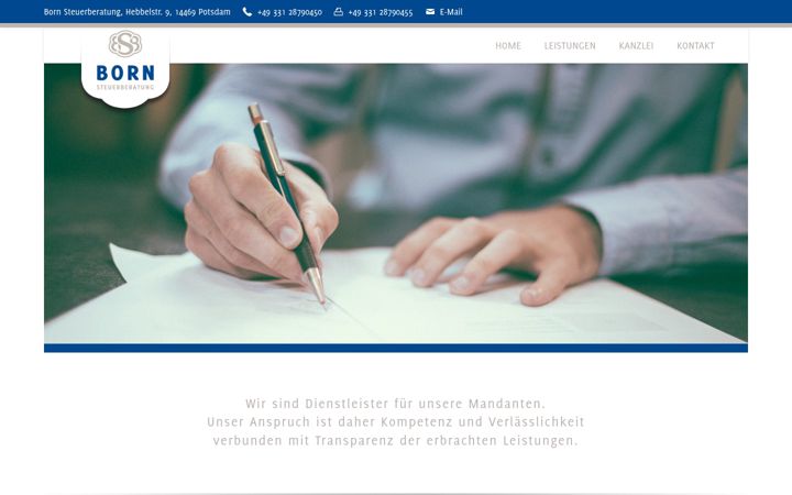 Skjermbilde av born-steuerberatung.de
