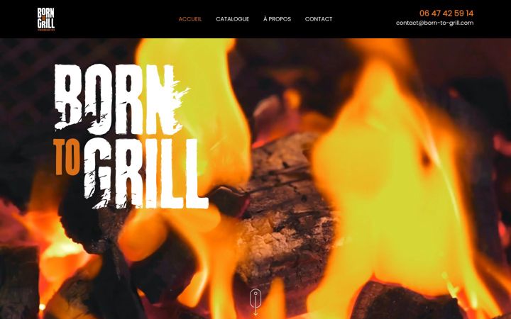 Screenshot of born-to-grill.com