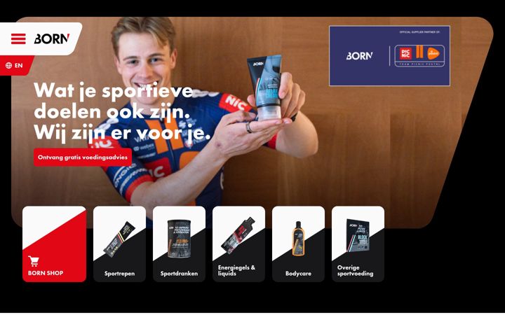Screenshot of born.eu